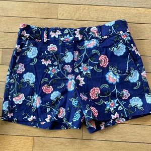 NWOT Loft The Riviera floral shorts
